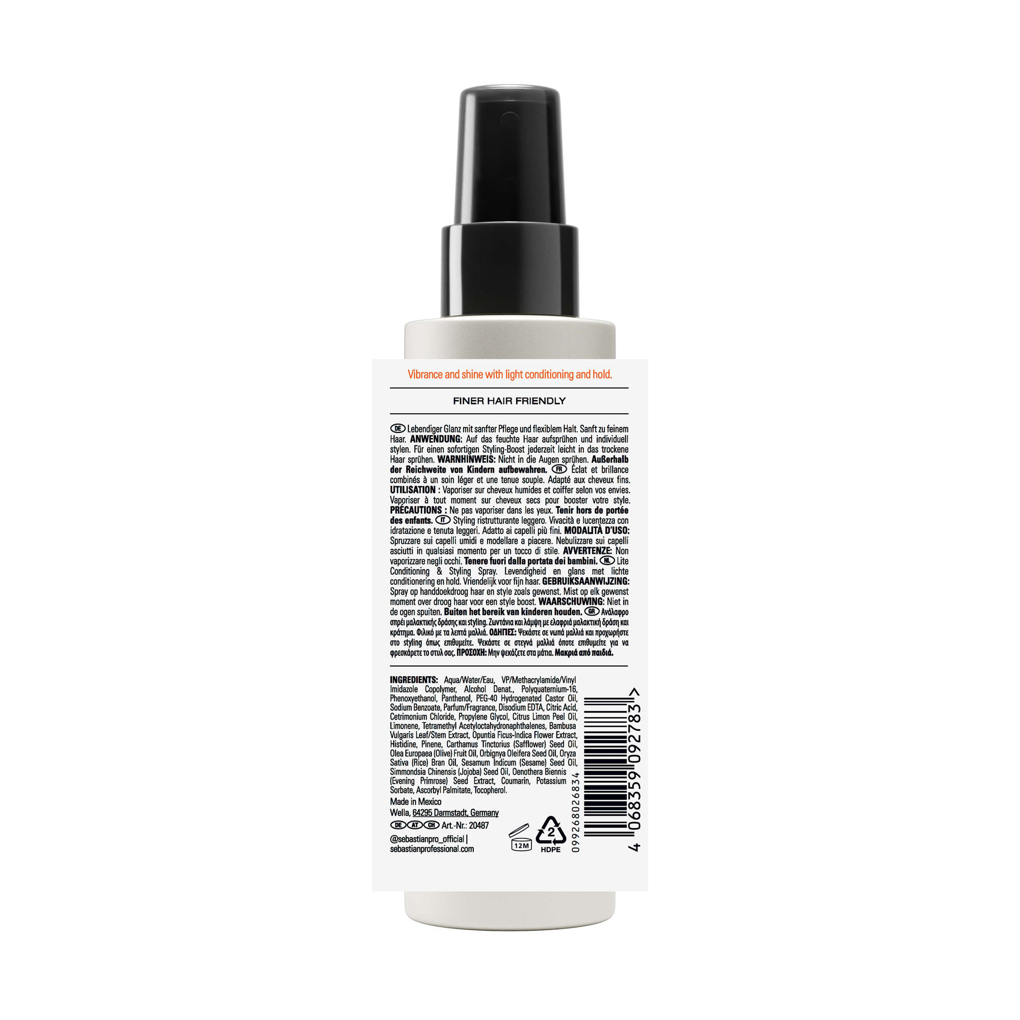 Sebastian Potion 9 Lite Conditioning & Styling Spray 150 ml