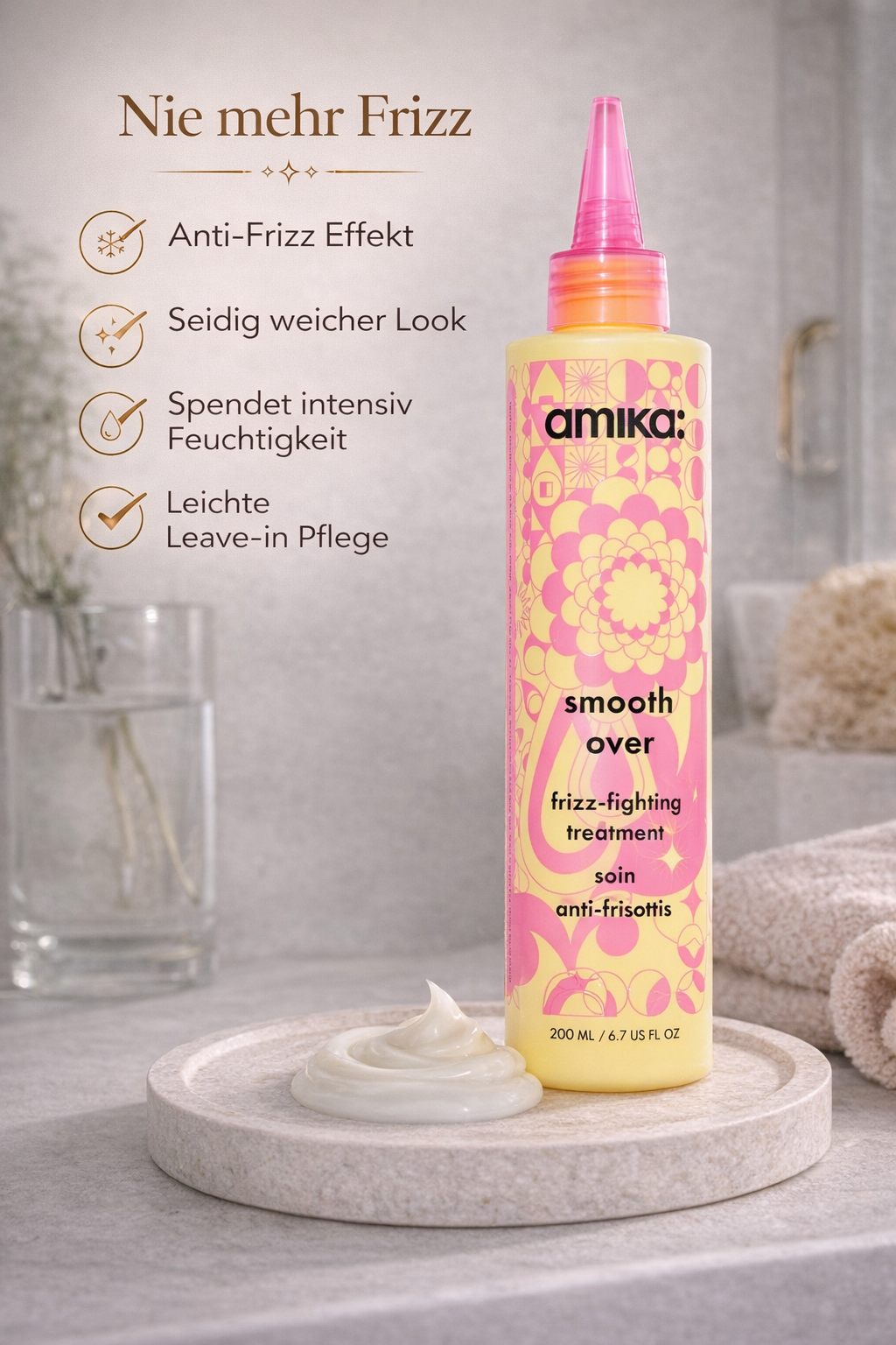Amika Smooth Over Frizz-Fighting Treatment 200 ml