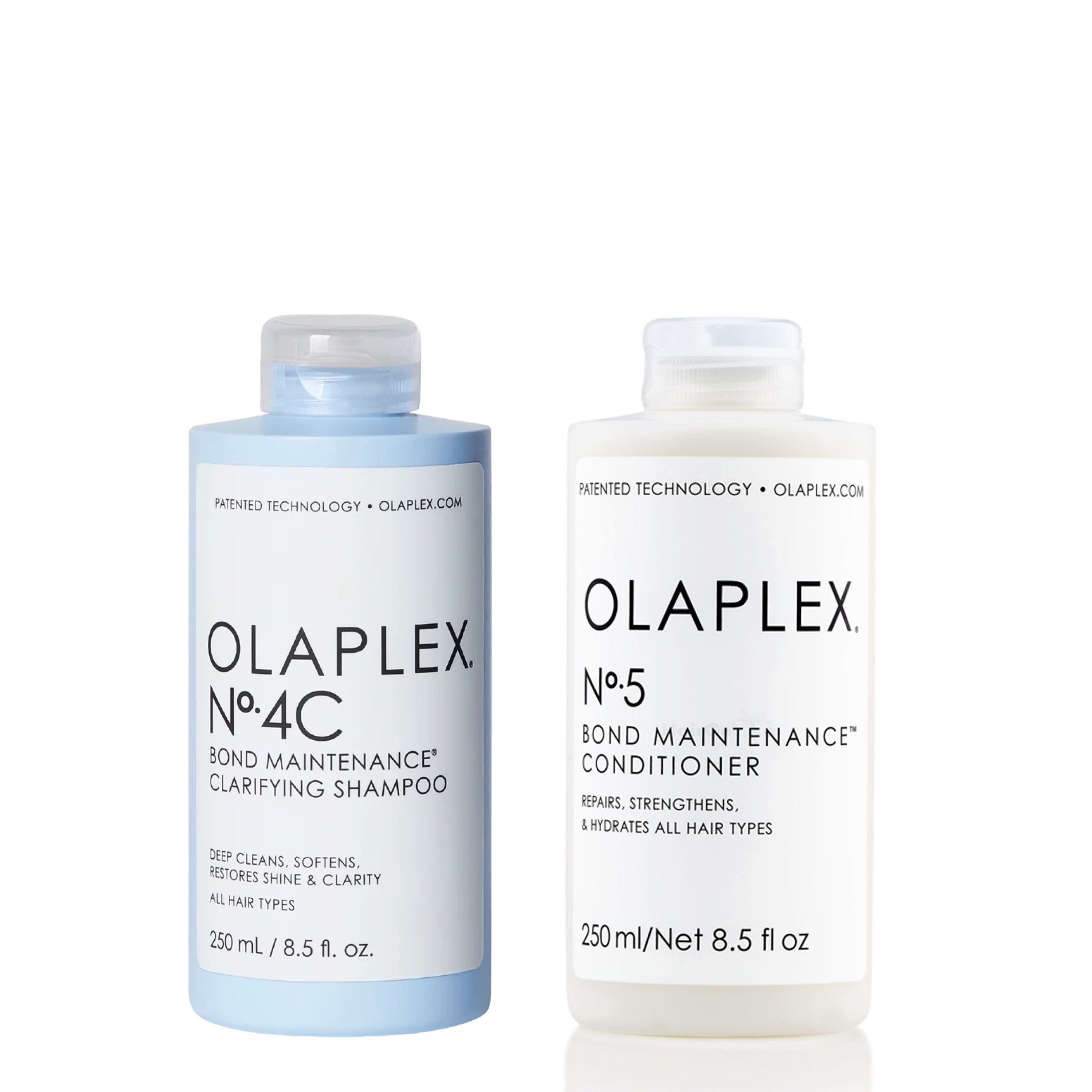 Olaplex Set Neu - No.4C Bond Maintenance Clarifying Shampoo 250 ml + No.5 Bond Maintenance Conditioner 250 ml