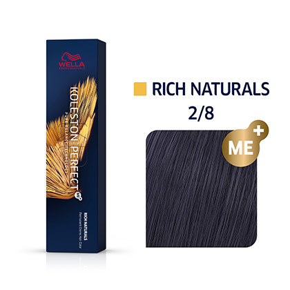 Wella KOLESTON PERFECT Rich Naturals 2/8 Blauschwarz 60ml
