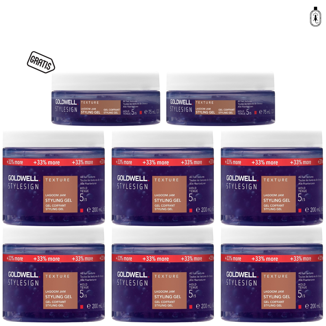 Goldwell Lagoom Jam 5 - 6x 200 ml + 2x 75 ml gratis Goldwell Lagoom Jam 5 - 6x 200 ml + 2x 75 ml gratis