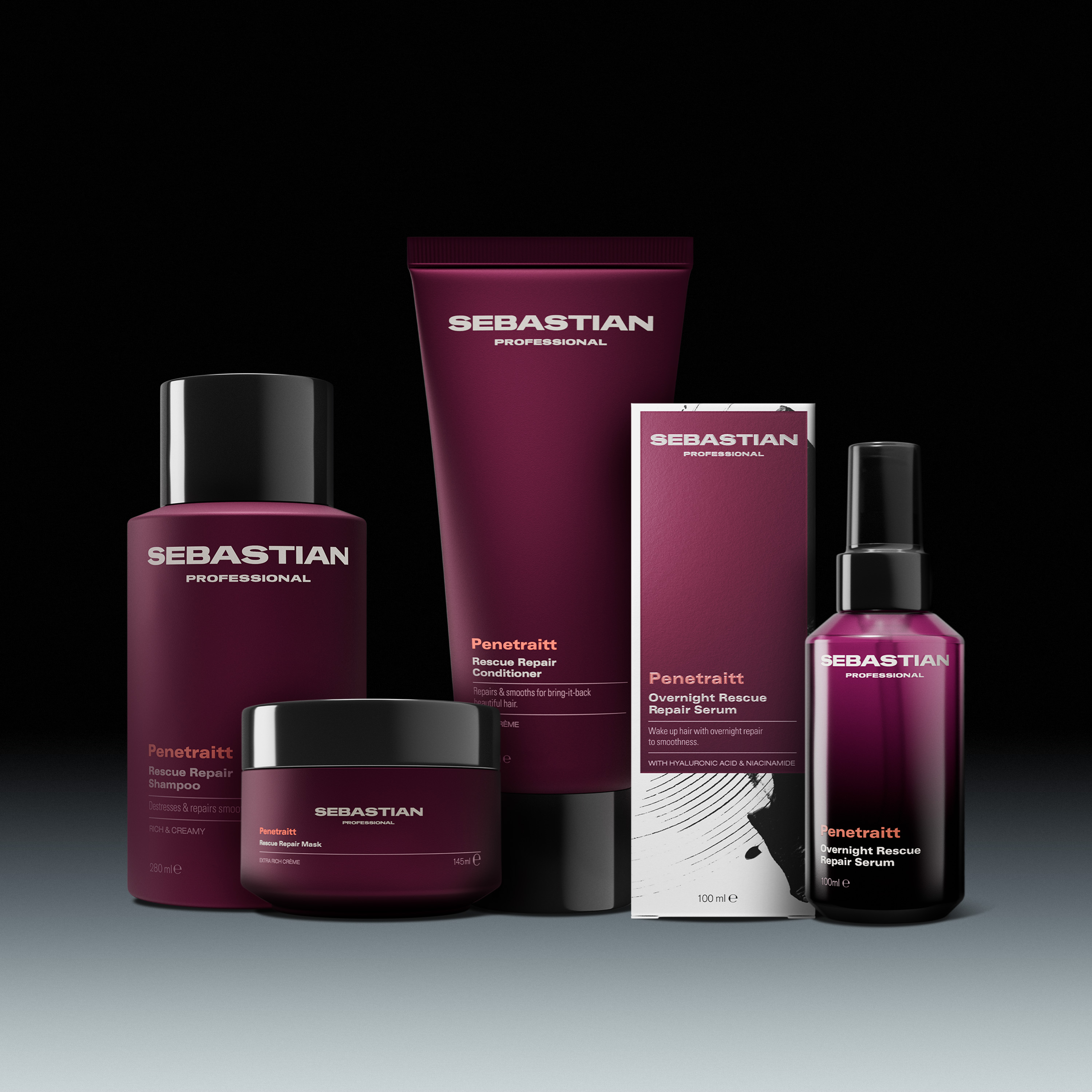 Sebastian Professional Penetraitt Rescue Repair Shampoo 50 ml