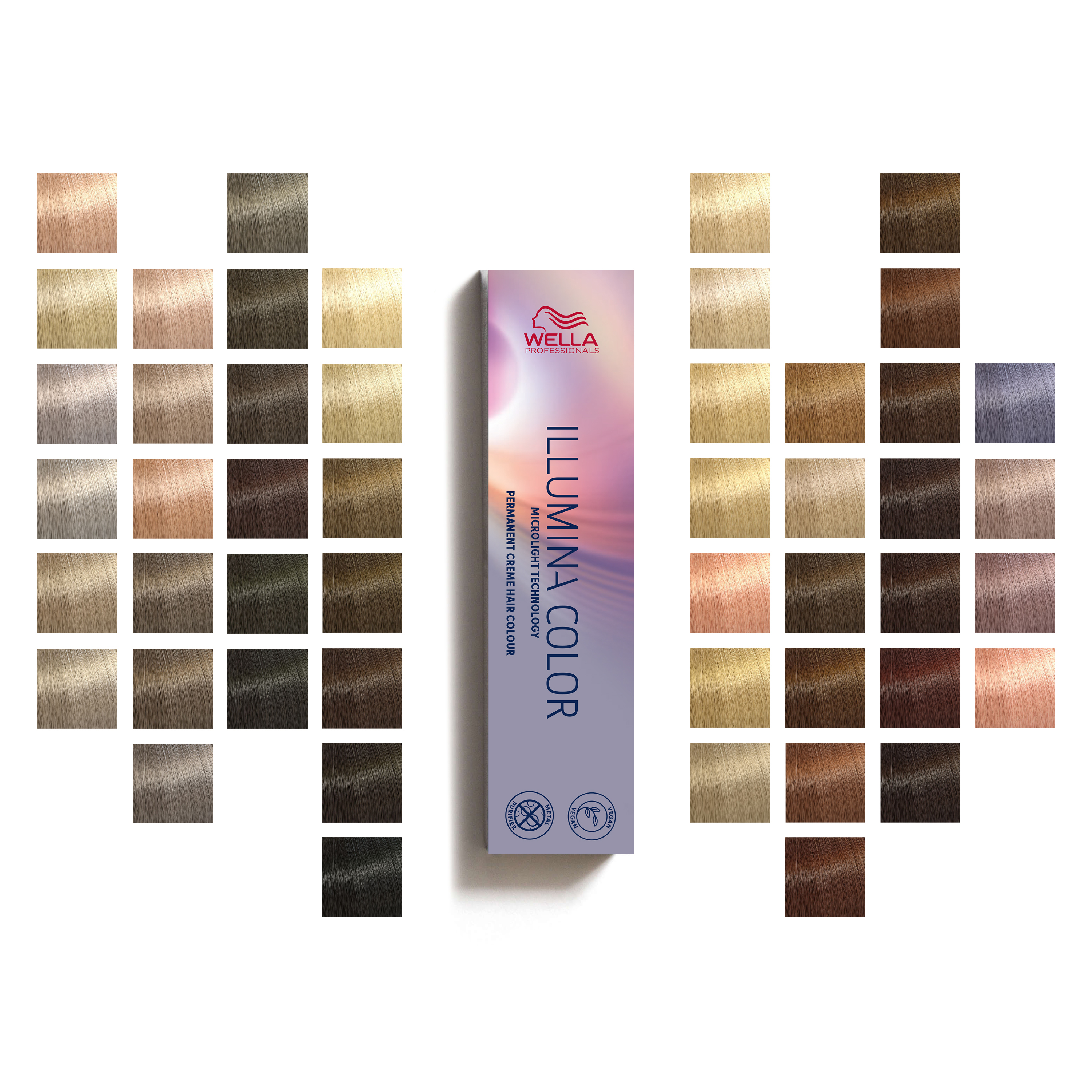 Wella Illumina Farbe 7/35 60 ml + Welloxon Perfect 6% 60 ml
