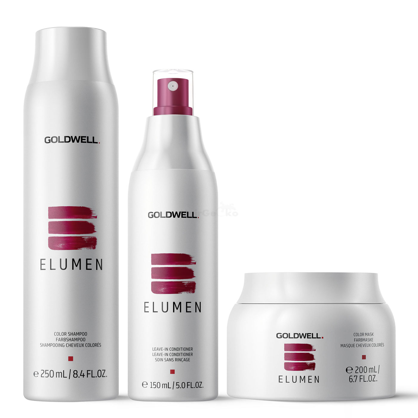 Goldwell Elumen Care Set - Shampoo Farbshampoo 250ml + Leave-In Conditioner 150ml + Mask Farbmaske 200ml