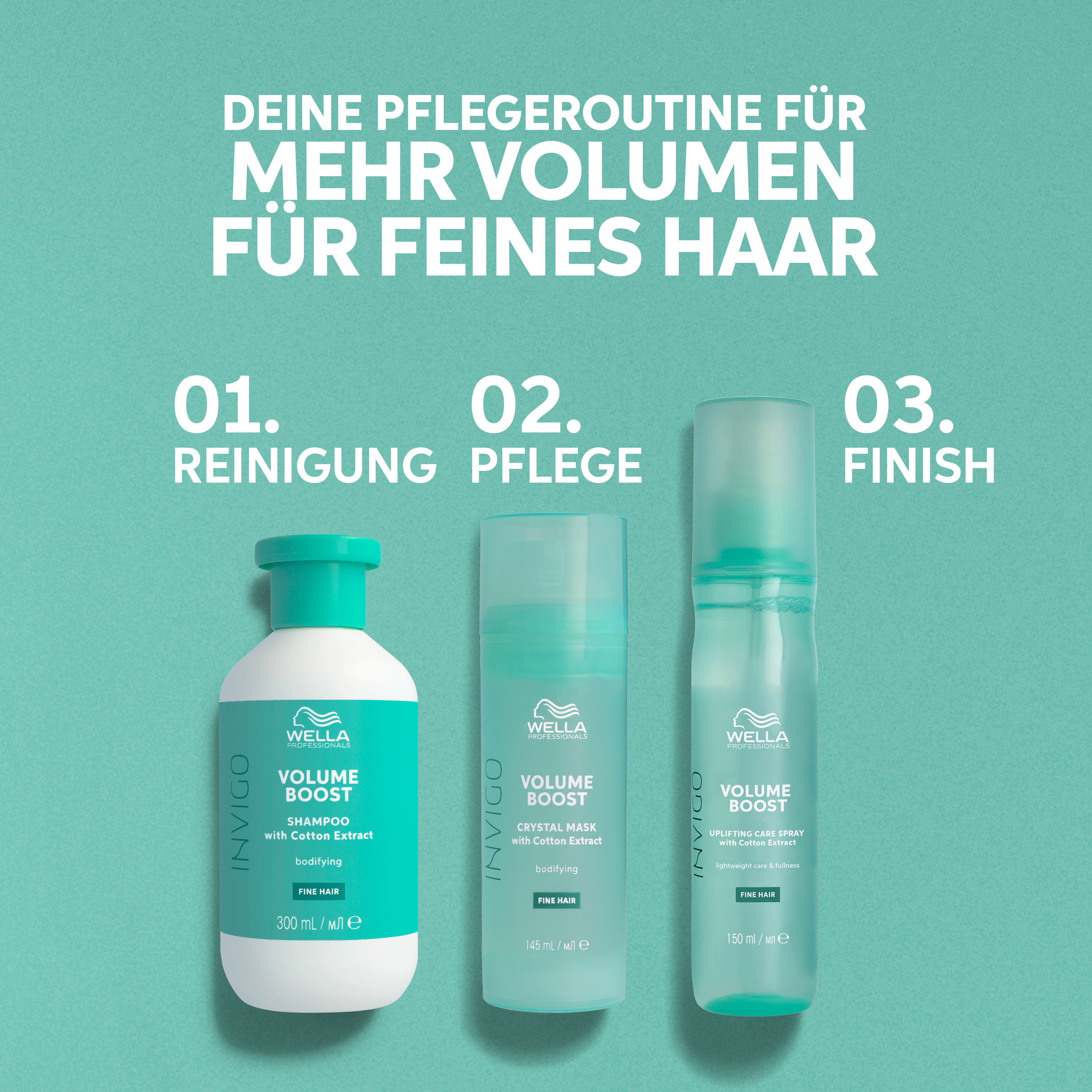Wella Invigo Volume Boost Shampoo 300 ml