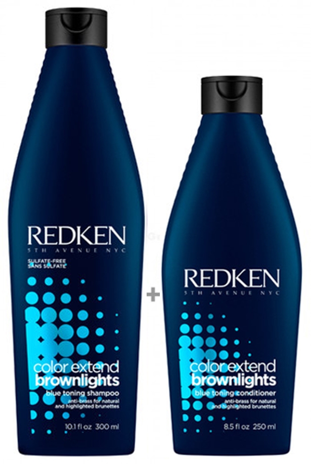 Redken Color Extend Brownlights Set - Shampoo 300ml + Conditioner 250ml
