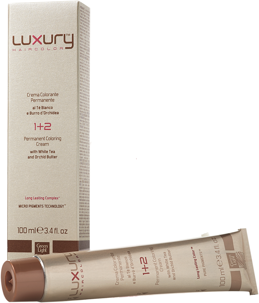 Luxury Haircolor Permanent Coloring Cream 5.7 Light Mat Brown 100 ml