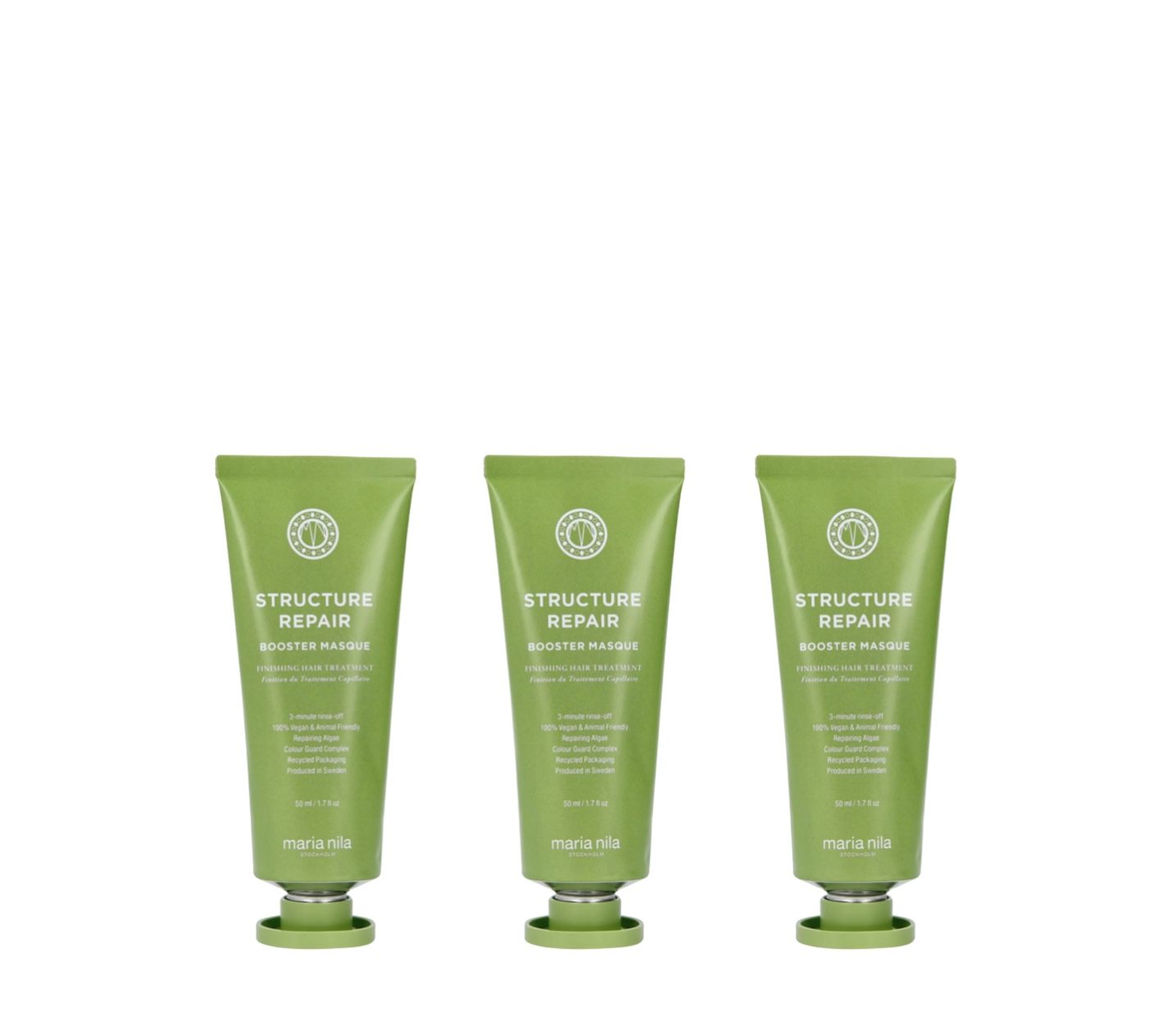 Maria Nila Structure Repair Booster Masque 3x 50 ml = 150 ml Maria Nila Structure Repair Booster Masque 3x 50 ml = 150 ml