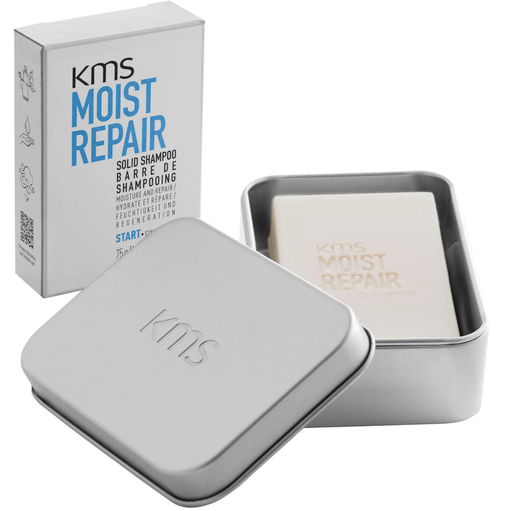 KMS MoistRepair Solid Shampoo 75g + Keeper