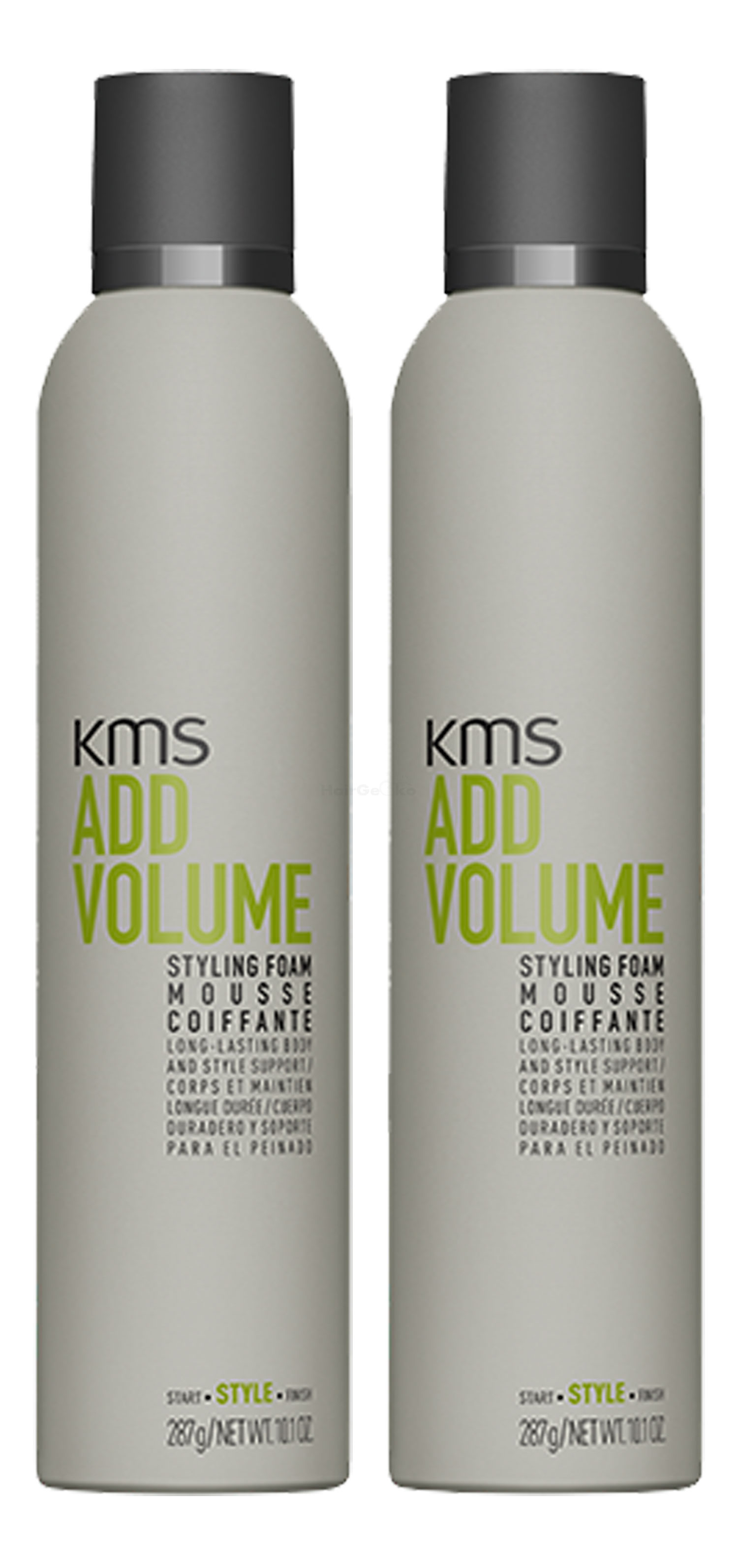 KMS California ADDVOLUME Styling Foam 6% 300ml x2 = 600ml - NEU