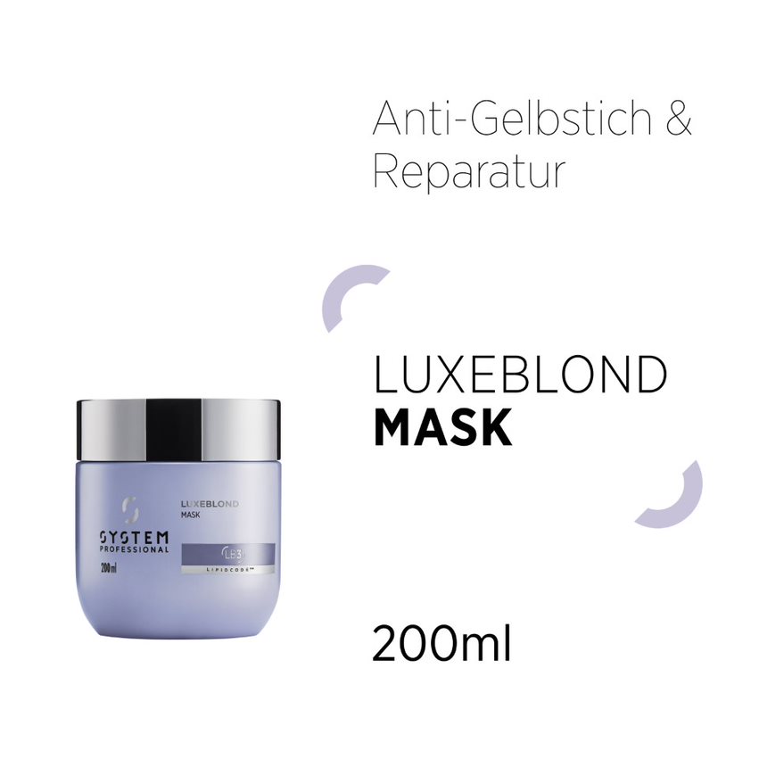 System Professional LipidCode LuxeBlond Mask 200 ml