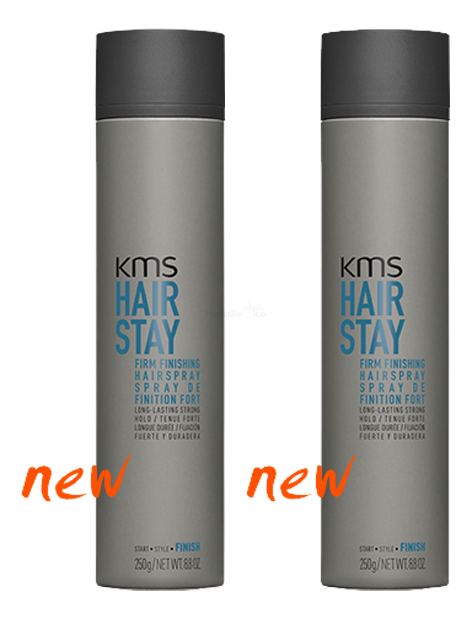 KMS California HAIRSTAY Finishing Spray Voc >55% 300ml x2 = 600ml - NEU