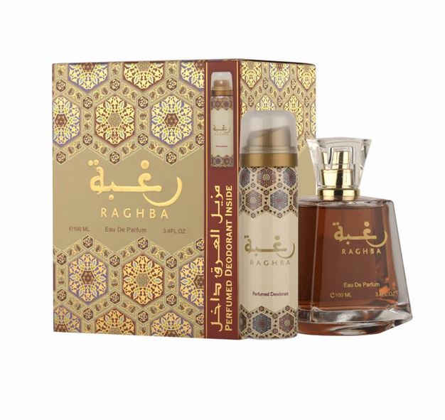 Lattafa Raghba Eau de Parfum 100 ml + Deodorant Spray