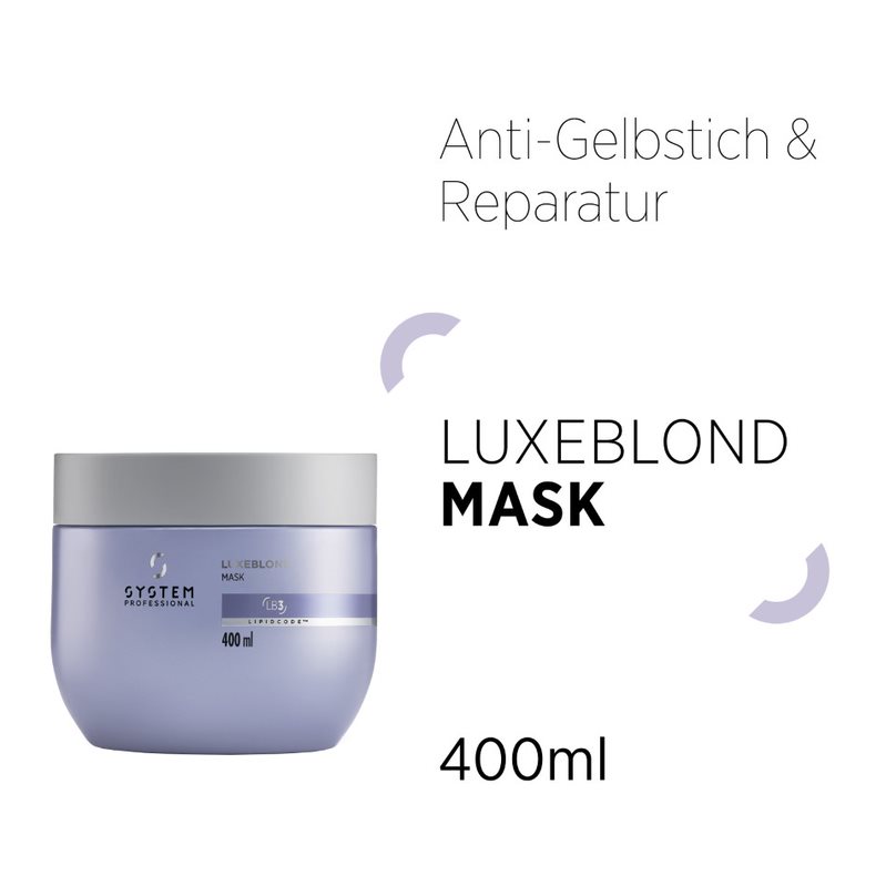 System Professional LipidCode LuxeBlond Mask 400 ml