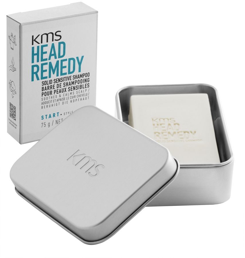 KMS HeadRemedy Solid Shampoo 75g + Keeper