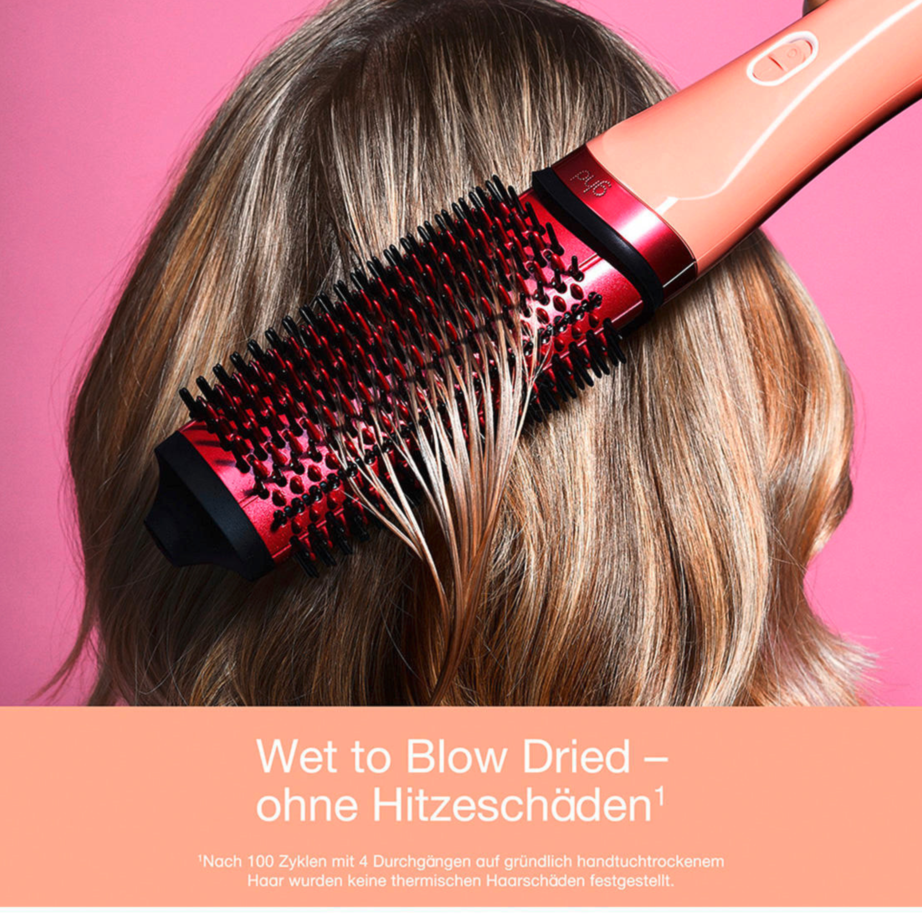 ghd Duet Blowdry Styler – Jelly Collection – 2-in-1 Föhnbürste in Sunkissed Peach