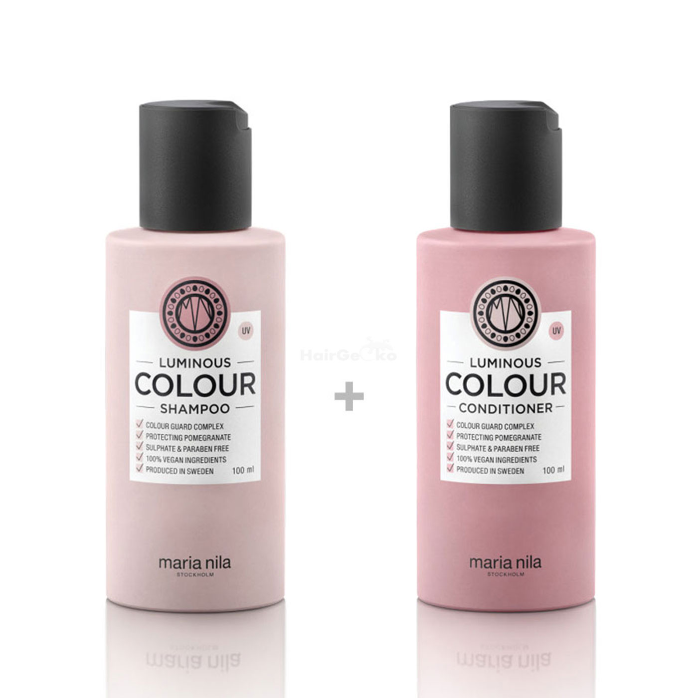Maria Nila Luminous Colour Set - Shampoo 100 ml + Conditioner 100 ml