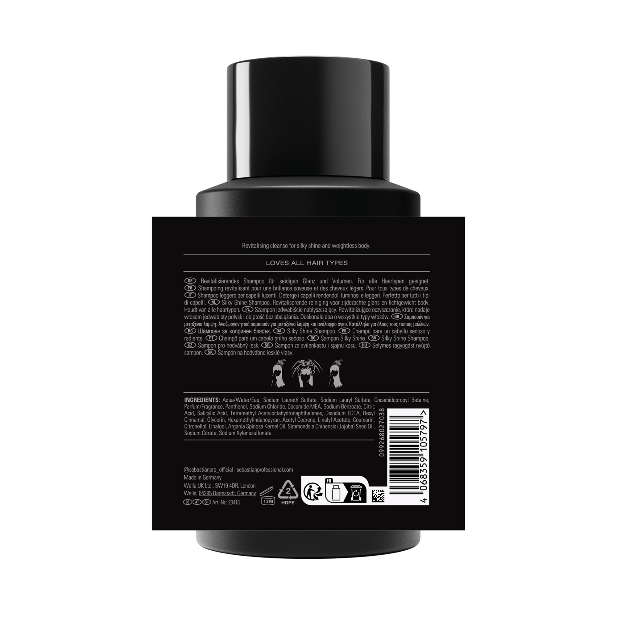 Sebastian Dark Oil Silky Shine Shampoo 280 ml