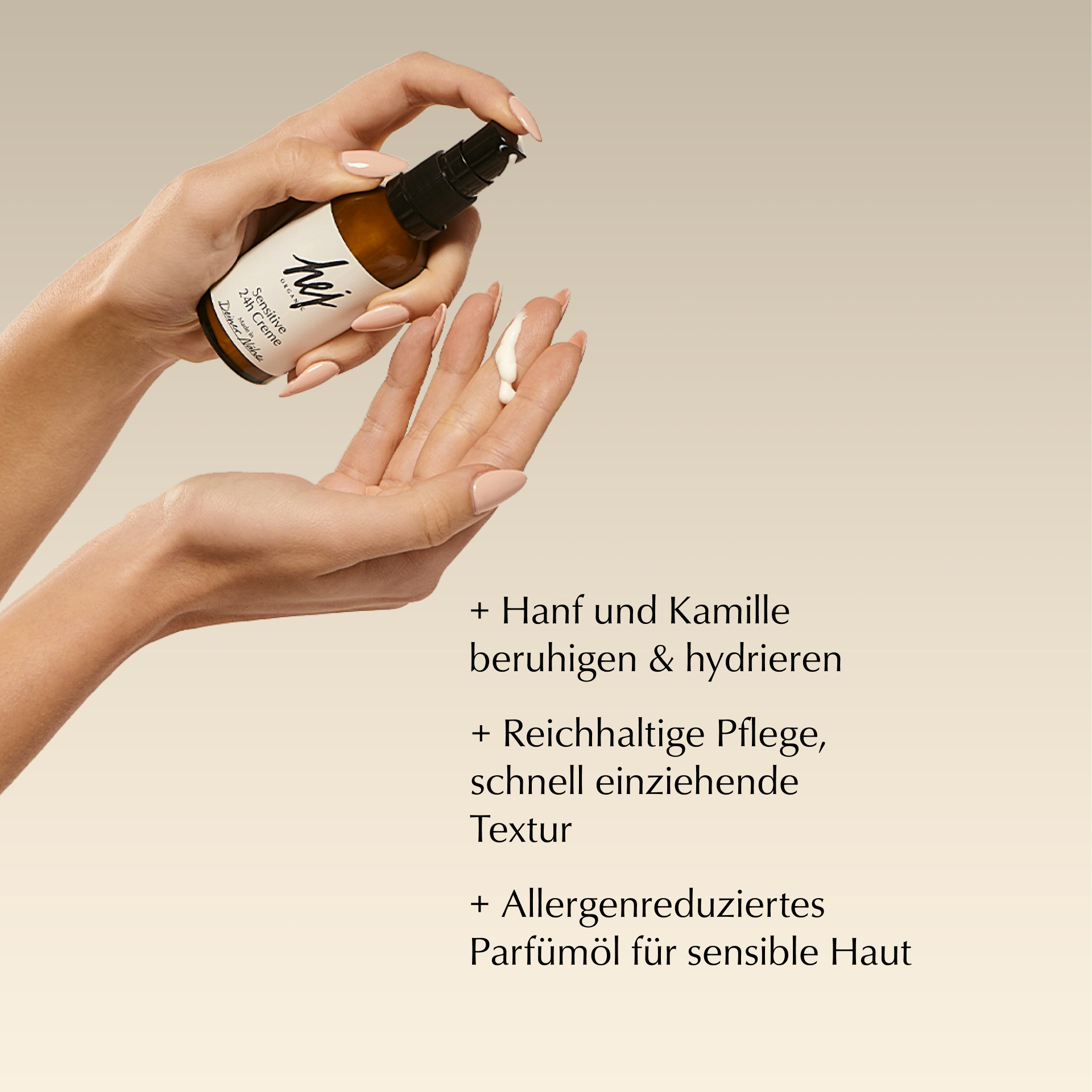 Hej Organic Sensitive 24h Creme 50 ml